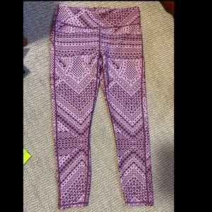 Dual tone pink leggings